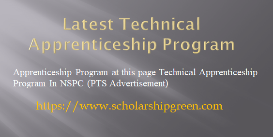 Latest Technical Apprenticeship Program