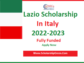 Lazio Scholarship In Italy 2022-23 | Fully Funded