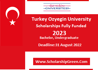 Turkey Ozyegin University Scholarships Fully Funded 2023