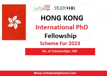 Hong Kong International PhD Fellowship Scheme For 2023