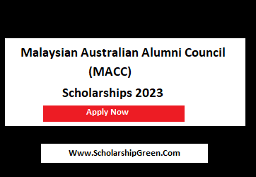 Malaysian Australian Alumni Council (MACC) Scholarships 2023