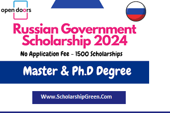 Russia Government Scholarship 2024